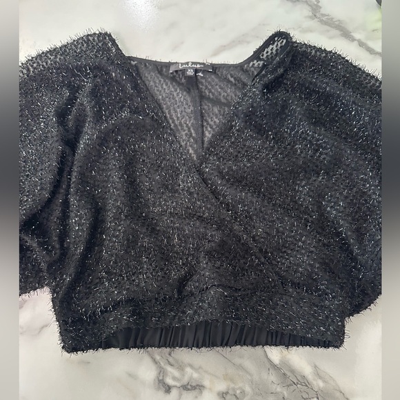 Lulus balloon sleeve crop top - Picture 2 of 3